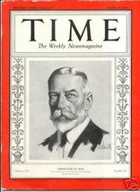Magazine Time  King George V Rex   October 10 1932   - £19.77 GBP
