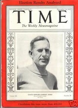 Magazine TIME  Howard H. Jones     NOVEMBER 14 1932 - £54.49 GBP