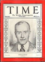 MAGAZINE TIME Livingston Farrand  JUNE 17 1929  - $14.84