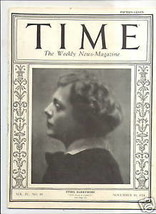 Magazine Time   Ethel Barrymore  November 10 1924 - £155.80 GBP