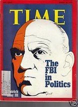 Time Magazine The FBI in Politics March 26, 1973 - £11.67 GBP
