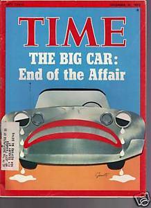 Primary image for Time Magazine The Big Car December 31, 1973