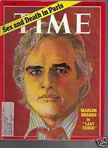 Time Magazine Marlon Brando In &quot;Last Tango&quot;  1973 - £11.64 GBP