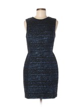 3.1 PHILIP LIM Black &amp; Blue Glittery Sleeveless Cocktail Dress - Size 6 - £116.76 GBP