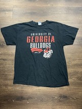 university of georgia bulldogs Black Short Sleeve t Shirt Size Large - £9.46 GBP