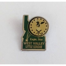 Vintage Eagle, Star West Valley Little League Lapel Hat Pin - £7.98 GBP