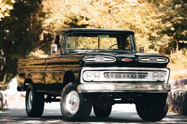 1961 Chevrolet Apache blk | 24x36 inch POSTER | classic truck - $22.43