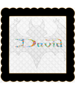 Candy Name David-Digital Kit-Jewelry Tag-Clipart-Gift Tag-Holiday-Digita... - $37.50 MXN