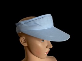 VTG Youngan Ya Visor Blue Green White Visor Hat Strapback Terry Cloth Ad... - $12.61