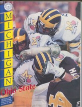 Michigan vs Ohio State NCAA Football Game Program11/21/1987-pix-stats-FN - £54.27 GBP