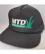 MTD Yard Machine Lawnmower Snapback Hat Rope Farmer Adjustable Black YOU... - $14.60 CAD