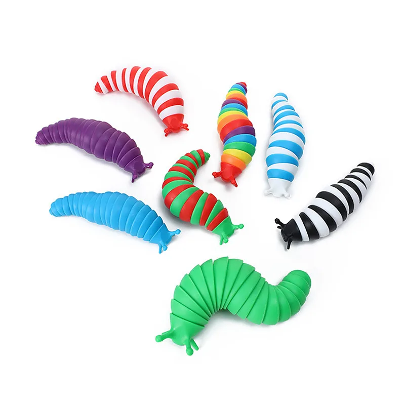 Play 2022 Toy Fat Brain Slug Articulated Flexible 3D Slug Fidget Toy All Ages Re - £23.37 GBP