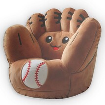 Baseball Glove, Beanbag Chair Sport Stuffed Cushion, Plush Shaped Pillow - $845.98 MXN+