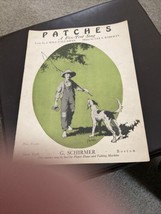 Patches - 1919 sheet music - cover by Abbie &amp; Slats artist Raeburn Van Buren - £4.64 GBP