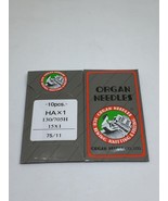 15x1 130/705H HAx1 ORGAN home sewing machine needles Size 11 Regular point - $10.82 CAD