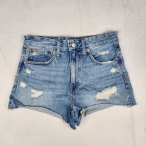 Madewell Shorts Womens 25 Relaxed Denim Short Distressed Blue Bottoms - $35.63