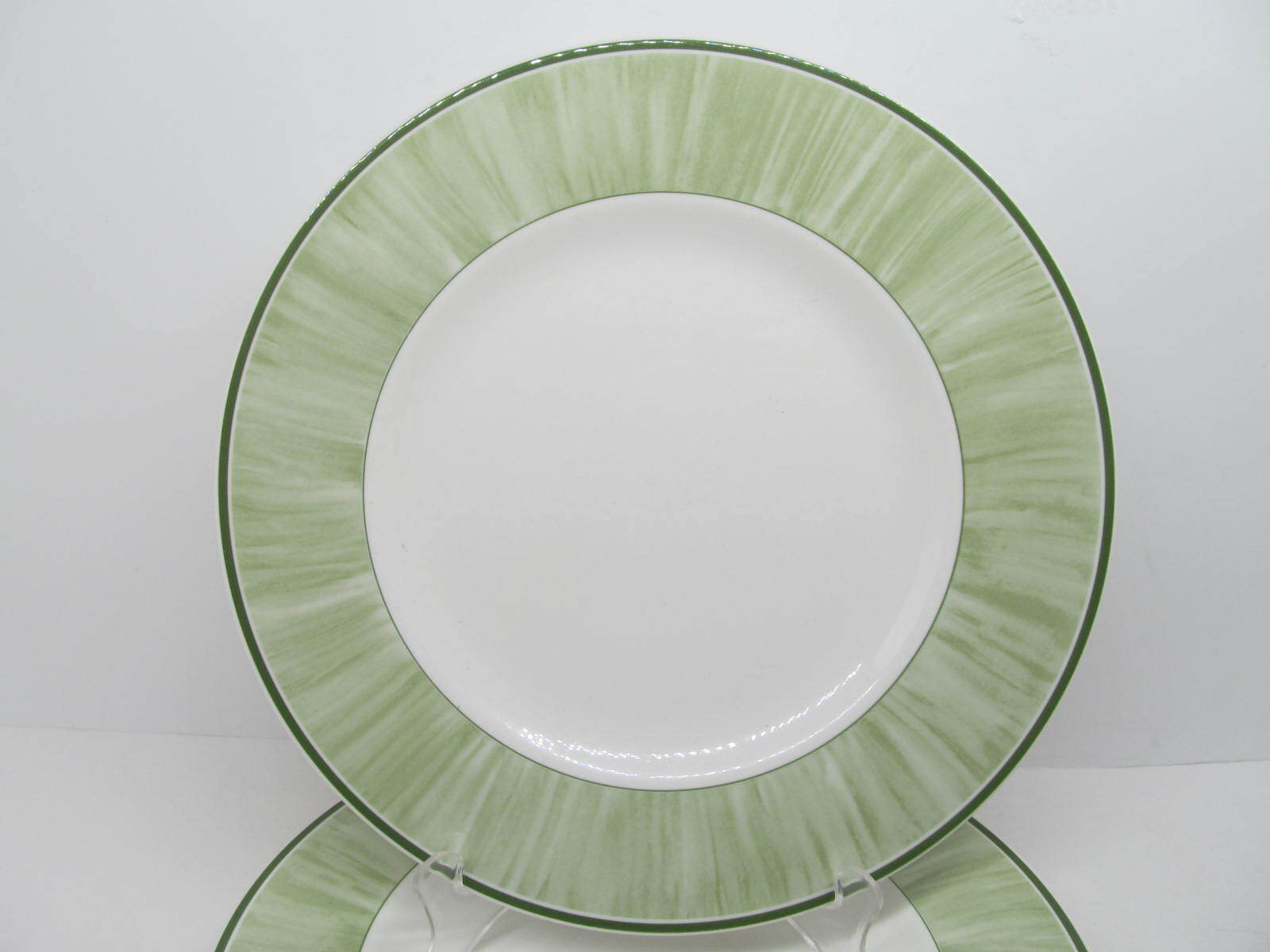 Primary image for Villeroy And Boch Flora "Grass"  Set Of Four 10 1/2" Dinner Plates VGC