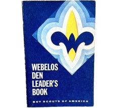 Boy Scouts Vintage Webelos Den Leader Handbook 1967 Paperback Book PB1 - £14.26 GBP