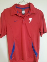 Nike Dri-Fit MLB Authentic Collection Philadelphia Phillies MLB Polo, Men&#39;s S - £13.66 GBP