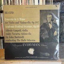 [Classical]~Exc Lp~Brahms~Campoli~Concerto In A Minor Op 102~Academic Festival O - £7.73 GBP