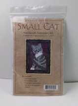 &quot;Small Cat&quot; Rachel&#39;s of Greenfield Punchneedle Embroidery Kit 2 1/2&quot; x 3... - £12.61 GBP