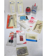 Vintage Lot Sewing Supplies Pin Cushions Buttons Pins Machine Oil - £11.15 GBP