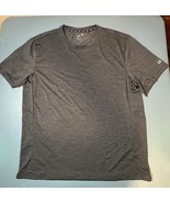 Gap Fit Short Sleeve Moisture Wicking Active Tee Heather Ebony Mens XL - $241.62 MXN