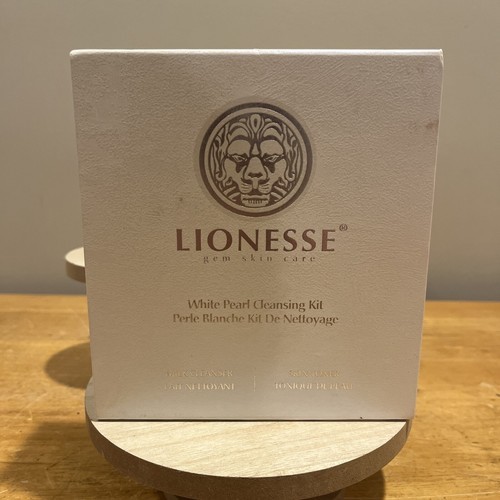Lionesse Gem Skin Care White Pearl Cleansing Kit Milk Cleanser + Toner A... - $49.49