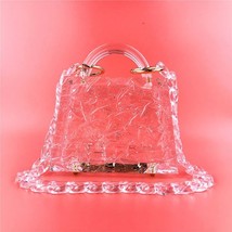 Mini Transparent tote handbag Acrylic PVC ice box clutch women&#39;s  evening bags v - £99.97 GBP