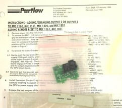 NEW PARTLOW 64424701 KIT FLD ADD RLY OUT - £24.33 GBP