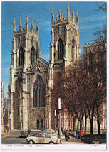 Postcard York Minster West Front York England UK - £2.32 GBP