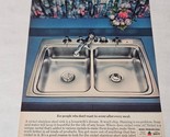 International Nickel Print Ad Stainless Steel Double-Sided Kitchen Sink ... - $8.98