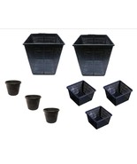 Pond Planting Basket Kit, a Variety of 8 Strong Plastic Slotted Mesh Pla... - $37.57