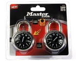 2 Pack Master Lock 3700T Ez Turn Ez Read Dial Anti Shim Padlocks One Com... - $22.99