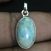 925 Colgante de Plata de Ley Collar Larimar Hecho a Mano Joyería Mujeres PS-1250 - £36.62 GBP