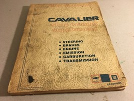1982 Chevrolet Cavalier Shop Manual Supplement Steering Brakes Engine Em... - £12.58 GBP