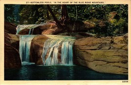 Vintage POSTCARD- Bottomless Pools In The Heart Of Blue Ridge Mountains, Nc BK27 - £1.58 GBP