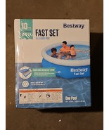 Bestway Fast Set 10’ x 26” 845 Gal Round Inflatable Above Ground Pool - $1,318.86 MXN