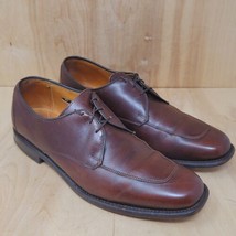 Allen Edmonds Mens oxfords 9.5 B Burton Brown Leather Dress Shoes - £34.41 GBP