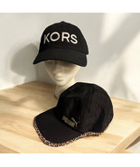 Lot Of 2 Michael KORS Embroidered Black Baseball Cap Hat Adjustable Puma... - $32.72