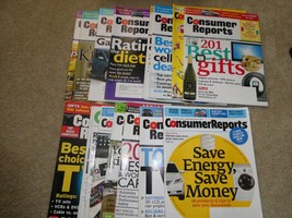 Lot of 17 Issues 2007-17 Consumer Reports Magazines - £30.53 GBP