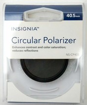 NEW Insignia 40.5mm Circular POLARIZER Camera Lens Filter NS-CP405 Vibrant Color - £6.72 GBP