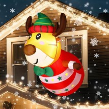 3.2ft Christmas Decoration Outdoor Yard Reindeer Christmas Outdoor Decorations I - £38.32 GBP