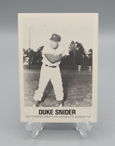 1977 Galasso Glossy Greats #24 Duke Snider Vintage Baseball Trading Card - £2.54 GBP
