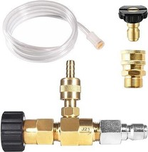 YAMATIC ADJUSTABLE CHEMICAL SOAP INJECTOR KIT PRESSURE WASHER M22-14MM C... - $26.68