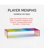 Large Size Menphis Rainbow Coffee Table, Designer GLAS Furniture, Temper... - €2.008,33 EUR