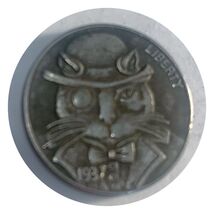Lucky  &amp; Gift Copper Sir Whiskers  25 mm  Coin #CL166 - €2,42 EUR