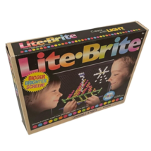 Lite Brite Bigger Brighter Screen 214 Piece Fun Toy New Open Box Excellent - $15.09