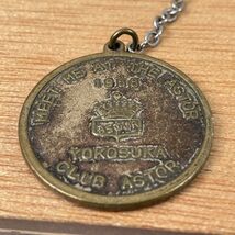 Club Astor Yokosuka Japan 1958 pendant necklace keychain thing - $31.70 CAD