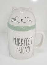 Rae Dunn New 2023 “Purrfect Friend” Topper Mug HTF Cat Kitten - £14.93 GBP